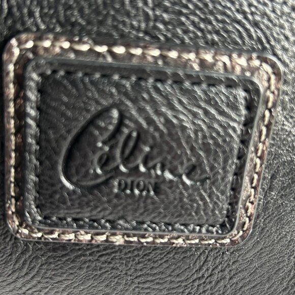 Vtg Celine Dion Y2K/Hobo Shoulder Bag/Crossbody Bag, made  of 100 PU in Black - Picture 7 of 17